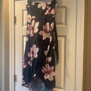 Floral spring or summer dress